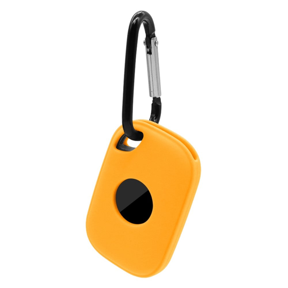 For Tile Pro (2024) Silicone Case Bluetooth-compatible Tracker Protective Cover with Hanging Buckle
