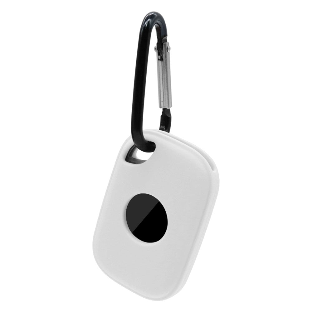 For Tile Pro (2024) Silicone Case Bluetooth-compatible Tracker Protective Cover with Hanging Buckle