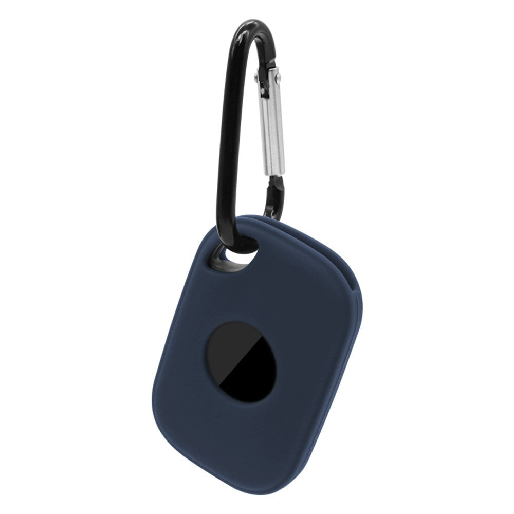For Tile Pro (2024) Silicone Case Bluetooth-compatible Tracker Protective Cover with Hanging Buckle