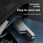 V-Shape Aluminum Alloy Phone Stand Foldable Mini Portable Desktop Holder