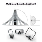 V-Shape Aluminum Alloy Phone Stand Foldable Mini Portable Desktop Holder
