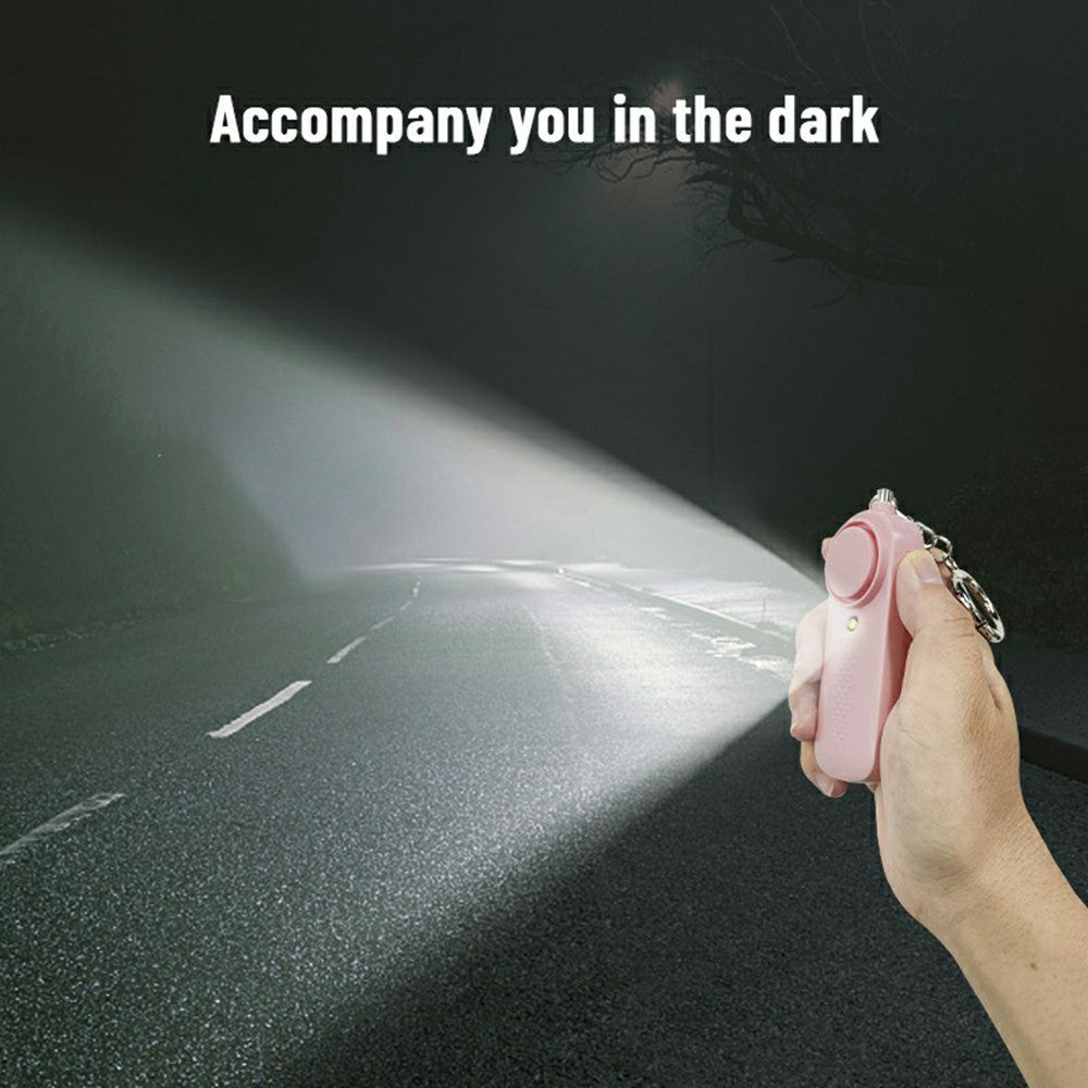PA200 Personal Alarm Safety Device 130dB Loud Sound 10 Lumens LED Light Anti Wolf Artifact