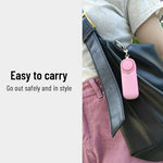 PA200 Personal Alarm Safety Device 130dB Loud Sound 10 Lumens LED Light Anti Wolf Artifact
