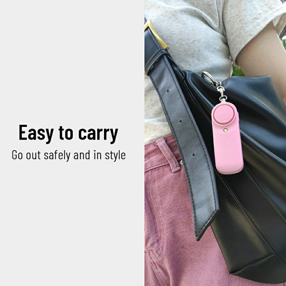 PA200 Personal Alarm Safety Device 130dB Loud Sound 10 Lumens LED Light Anti Wolf Artifact