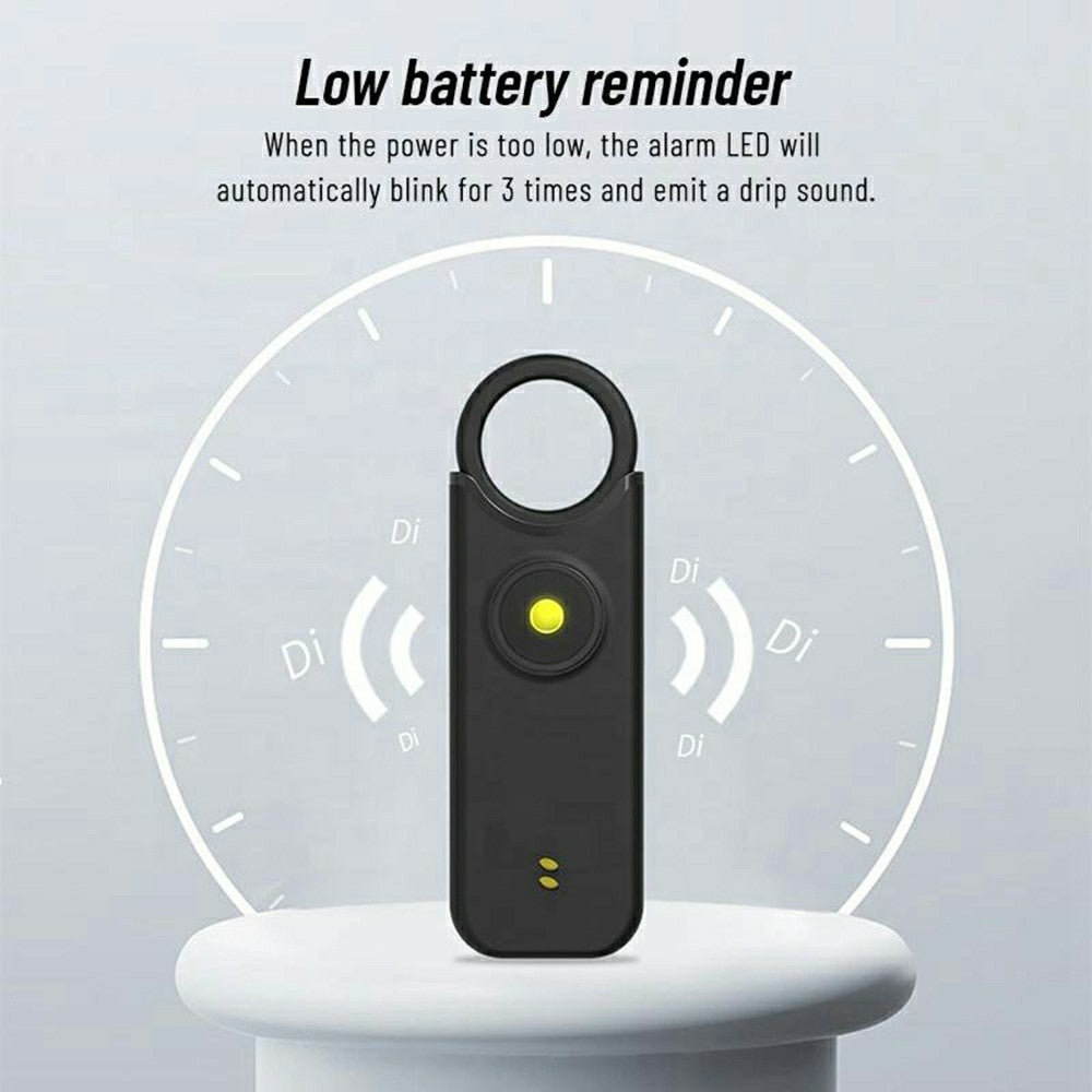 PA300 Personal Alarm 135dB Self Defense Device Pull Pin Vibration Sensing Dual Mode Alert