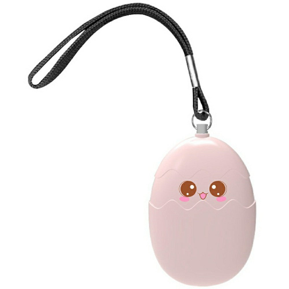 PA400 Cartoon Personal Alarm 130dB Self Defense Emergency Siren LED Strobe Light Egg Shaped Safety Device