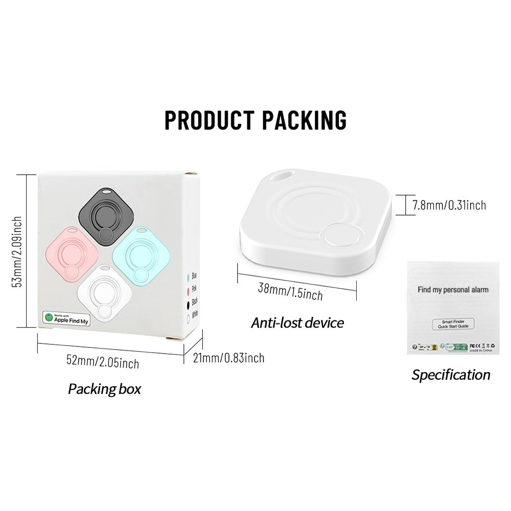 FD100 Bluetooth-compatible Tracker Luggage Key Wallet Smart Finder for iOS