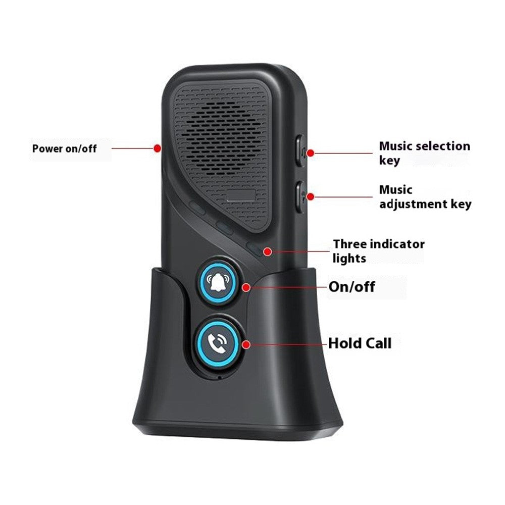 M06-1T1 23 Ringtones 5 Volumes Adjustable Wireless Two Way Intercom Doorbell with 1 Transmitter + 1 Receiver