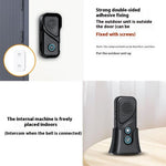M06-1T1 23 Ringtones 5 Volumes Adjustable Wireless Two Way Intercom Doorbell with 1 Transmitter + 1 Receiver