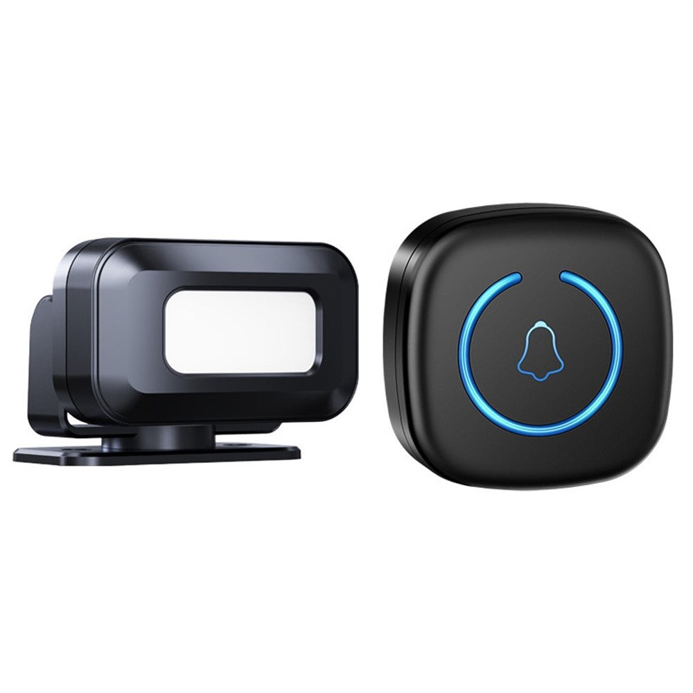M8 Commercial Wireless Sensor Infrared Motion Detector Welcome Doorbell Chime with 1 Transmitter + 1 Receiver