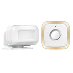 M12 52 Musics Wireless Sensor Welcome Doorbell Shop Entry Detector Alarm with 1 Transmitter + 1 Receiver