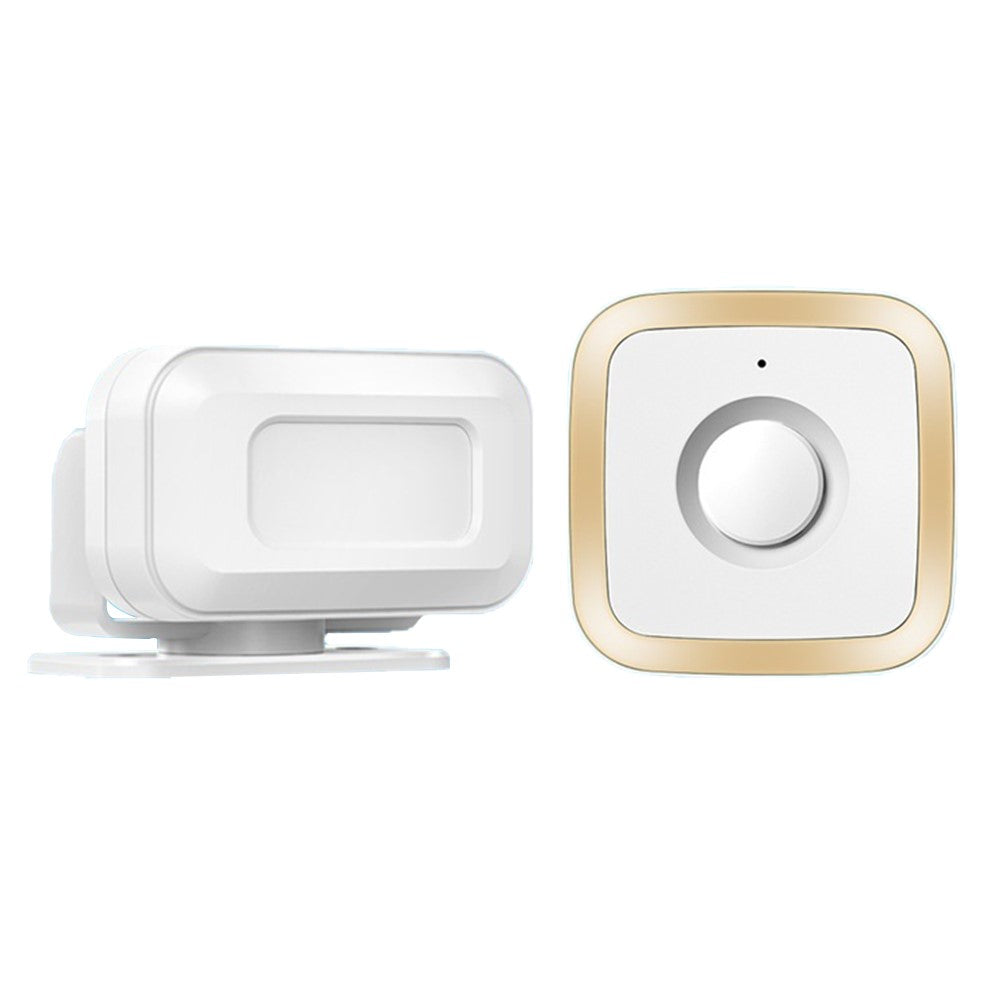 M12 52 Musics Wireless Sensor Welcome Doorbell Shop Entry Detector Alarm with 1 Transmitter + 1 Receiver