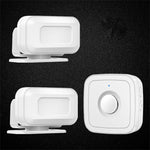 M12 52 Musics Wireless Sensor Welcome Doorbell Shop Entry Detector Alarm with 2 Transmitter + 1 Receiver