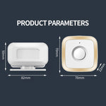M12 52 Musics Wireless Sensor Welcome Doorbell Shop Entry Detector Alarm with 3 Transmitter + 1 Receiver