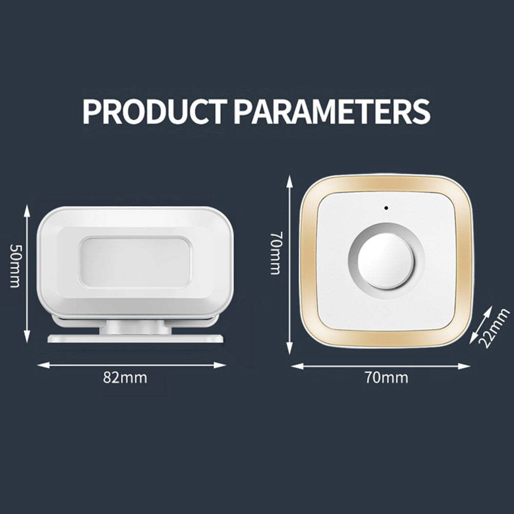 M12 52 Musics Wireless Sensor Welcome Doorbell Shop Entry Detector Alarm with 3 Transmitter + 1 Receiver