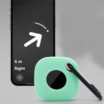 For Tile Mate (2024) Silicone Case Bluetooth-compatible Tracker Protective Cover with Keychain