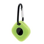 For Tile Mate (2024) Silicone Case Bluetooth-compatible Tracker Protective Cover with Keychain