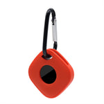 For Tile Mate (2024) Silicone Case Bluetooth-compatible Tracker Protective Cover with Keychain