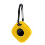 For Tile Mate (2024) Silicone Case Bluetooth-compatible Tracker Protective Cover with Keychain
