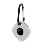 For Tile Mate (2024) Silicone Case Bluetooth-compatible Tracker Protective Cover with Keychain