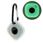 For Tile Mate (2024) Silicone Case Bluetooth-compatible Tracker Protective Cover with Keychain
