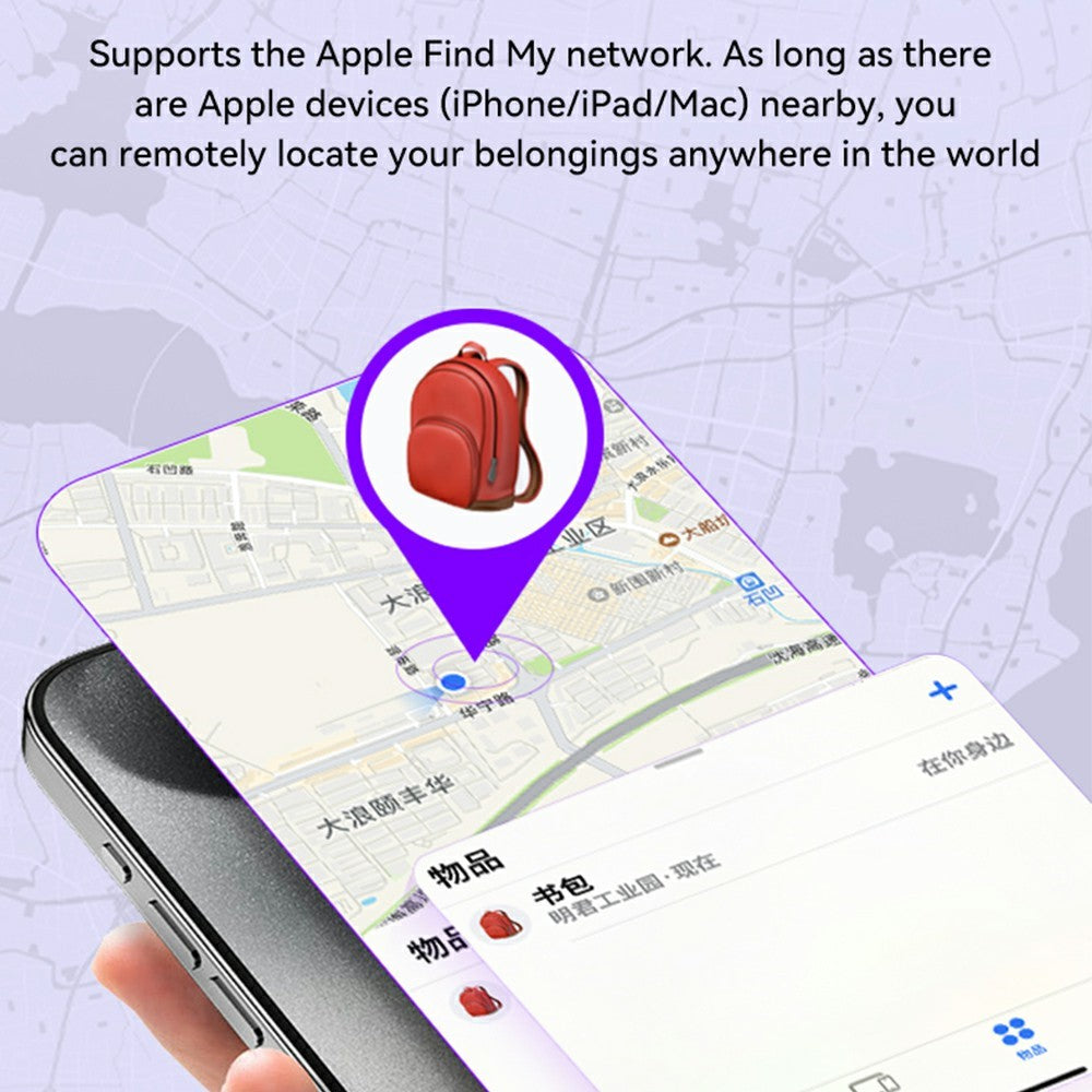 WEKOME WT-D03 Huthur Tag Smart Global Positioning Tracker Card-Style Anti-Loss Locator IP68 Waterproof