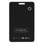 TR203 Ultra Thin Card Shape Wallet Tracker, Support Wireless Charging Anti-lost Finder for iOS