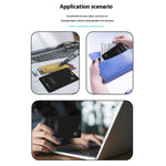 TR203 Ultra Thin Card Shape Wallet Tracker, Support Wireless Charging Anti-lost Finder for iOS