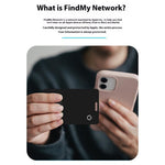 TR203 Ultra Thin Card Shape Wallet Tracker, Support Wireless Charging Anti-lost Finder for iOS