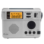 1195BT Udendørs Nød AM FM Radio Bluetooth-kompatibel Afspiller Håndsvinggenerator med Powerbank-funktion (EU-version)
