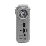 1195BT Udendørs Nød AM FM Radio Bluetooth-kompatibel Afspiller Håndsvinggenerator med Powerbank-funktion (EU-version)