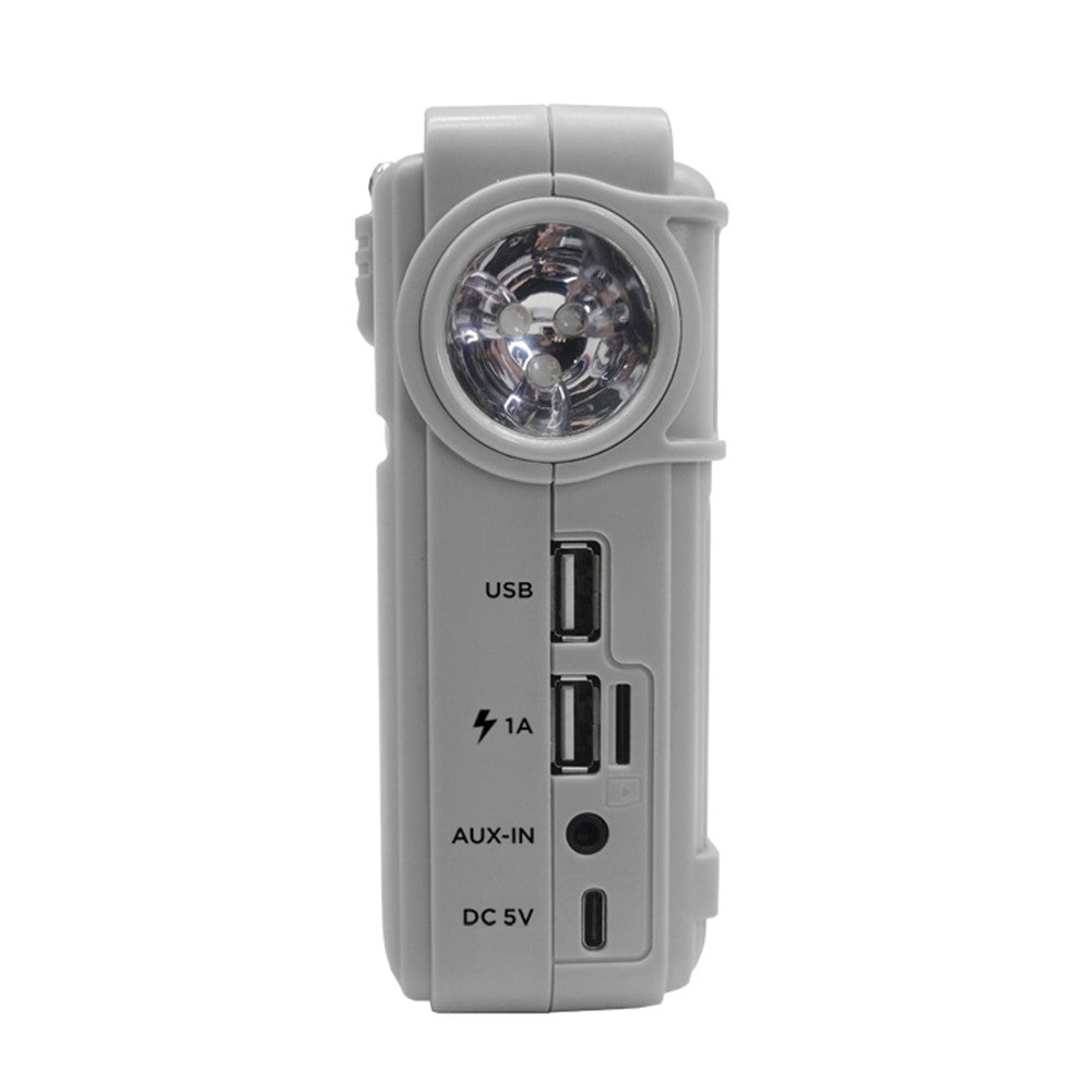 1195BT Udendørs Nød AM FM Radio Bluetooth-kompatibel Afspiller Håndsvinggenerator med Powerbank-funktion (EU-version)