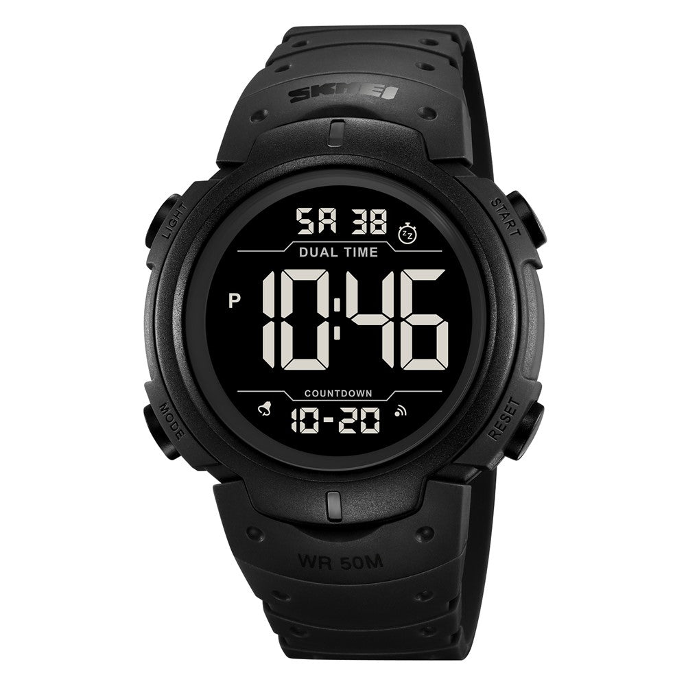 SKMEI 2304 Multifunction Digital Watch Outdoor Dual Time Electronic Wristwatch with EL Backlight