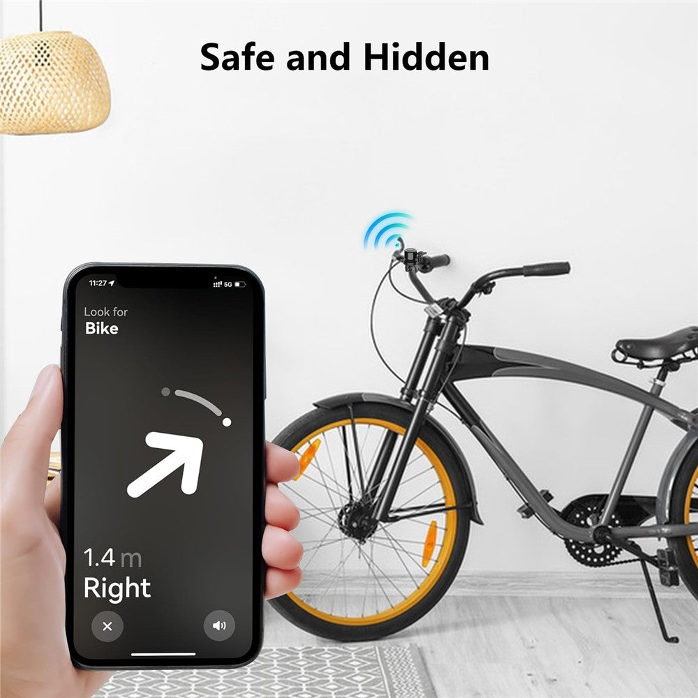 T01 Bicycle Bell Design Key Wallet Anti-Lost Tracker Smart Finder for iOS Only