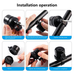T01 Bicycle Bell Design Key Wallet Anti-Lost Tracker Smart Finder for iOS Only