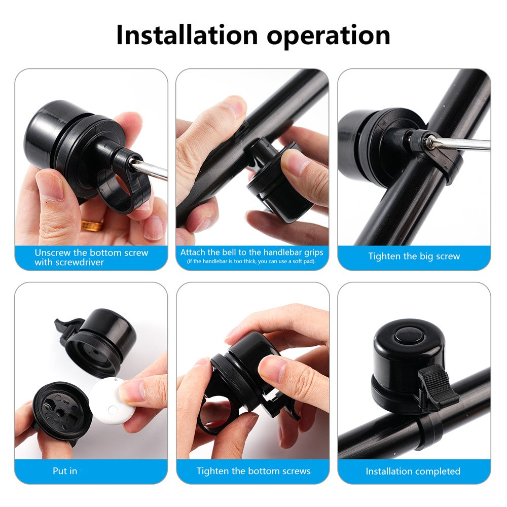 T01 Bicycle Bell Design Key Wallet Anti-Lost Tracker Smart Finder for iOS Only