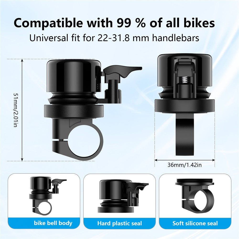 T01 Bicycle Bell Design Key Wallet Anti-Lost Tracker Smart Finder for iOS Only