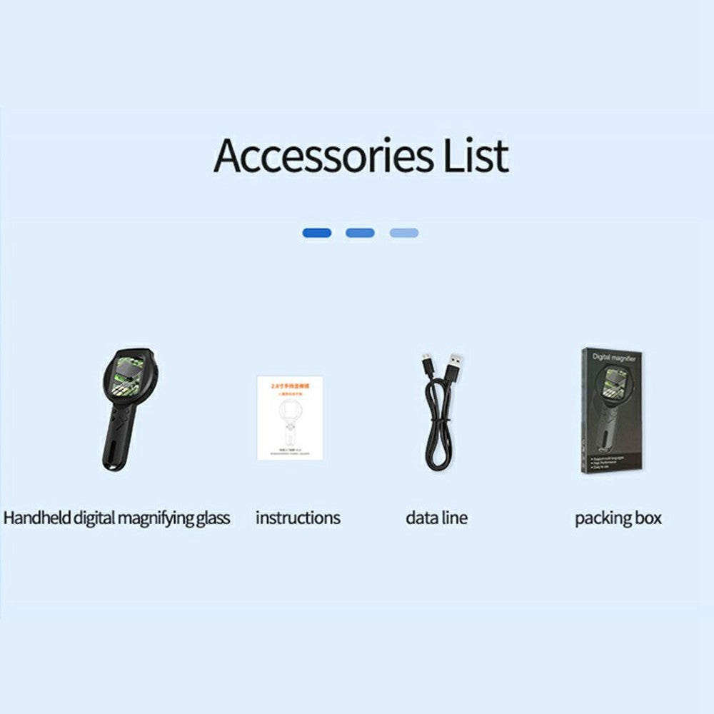 T54 Industrial Electronic Microscope High Definition Digital Magnifier Portable Jewelry Examination Tool