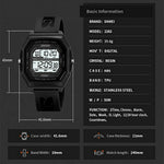 SKMEI 2282 Outdoor Sports Electronic Watch Waterproof Countdown Chronograph with EL Backlit