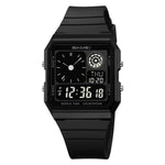SKMEI 2347 Square Electronic Watch for Men Multifunction Sports Student Wristwatch with EL Backlit