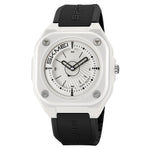 SKMEI 2329 Analog Display Quartz Watch with Silicone Strap 50M Waterproof Student Timepiece