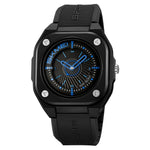 SKMEI 2329 Analog Display Quartz Watch with Silicone Strap 50M Waterproof Student Timepiece