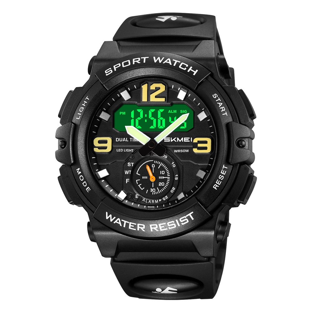 SKMEI 2341 Digital Sports Watch Camouflage Design Waterproof Alarm Watch with LED Backlight