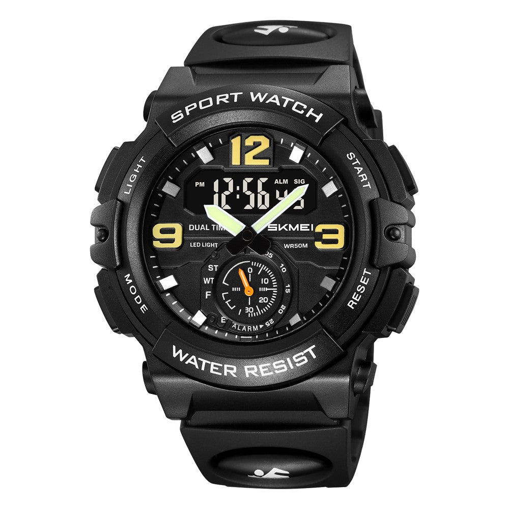 SKMEI 2341 Digital Sports Watch Camouflage Design Waterproof Alarm Watch with LED Backlight