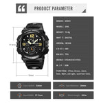 SKMEI 2341 Digital Sports Watch Camouflage Design Waterproof Alarm Watch with LED Backlight