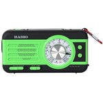 WB-1 Solar Powered Outdoor Emergency Hand Crank Radio with Flashlight SOS Weather Alert AM / FM / WB Receiver