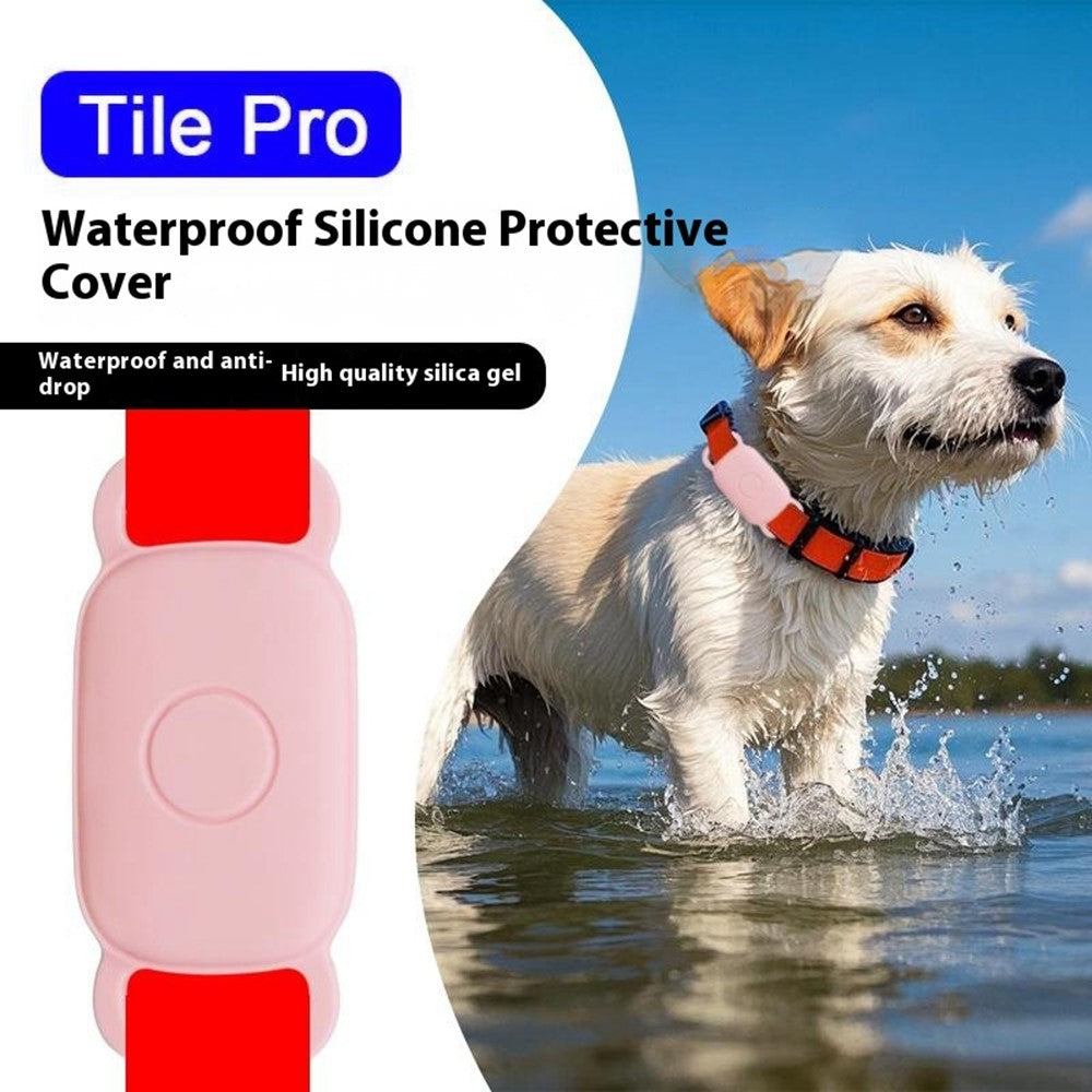 For Tile Pro (2024) Case Anti Drop Pet Tracker Silicone Protective Cover