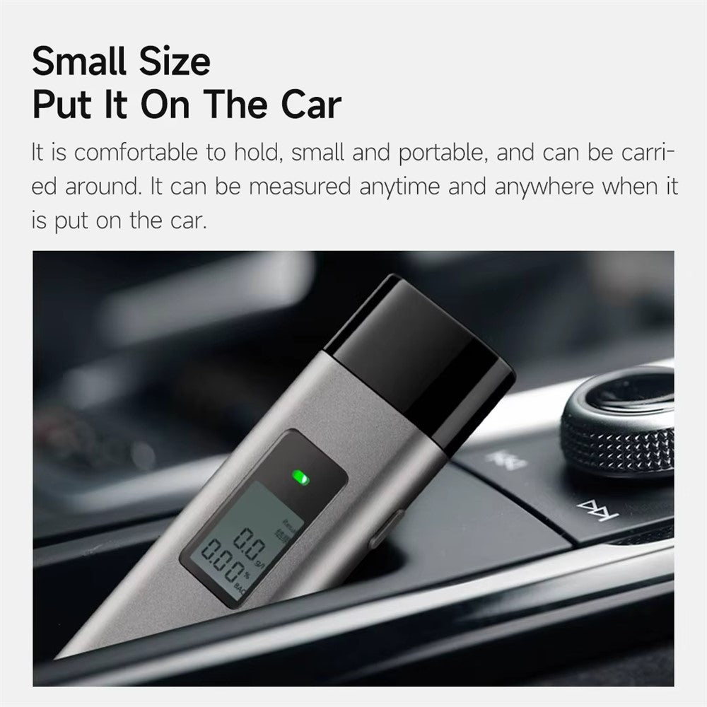 XIAOMIYOUPIN Lydsto YM-JJCSY01 T1 Alcohol Tester Digital Display Portable Breathalyzer with Dustproof Cap (Chinese Version)