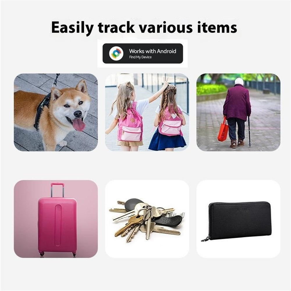 F8 Global Positioning Bluetooth-Compatible Tracker Key Finder for Pets / Wallet / Bike Anti Lost Locator