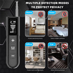 T1 Anti Spy Camera Detector with Screen Multifunction Signal Scanner RF Finder for Hidden Camera GPS Tracker